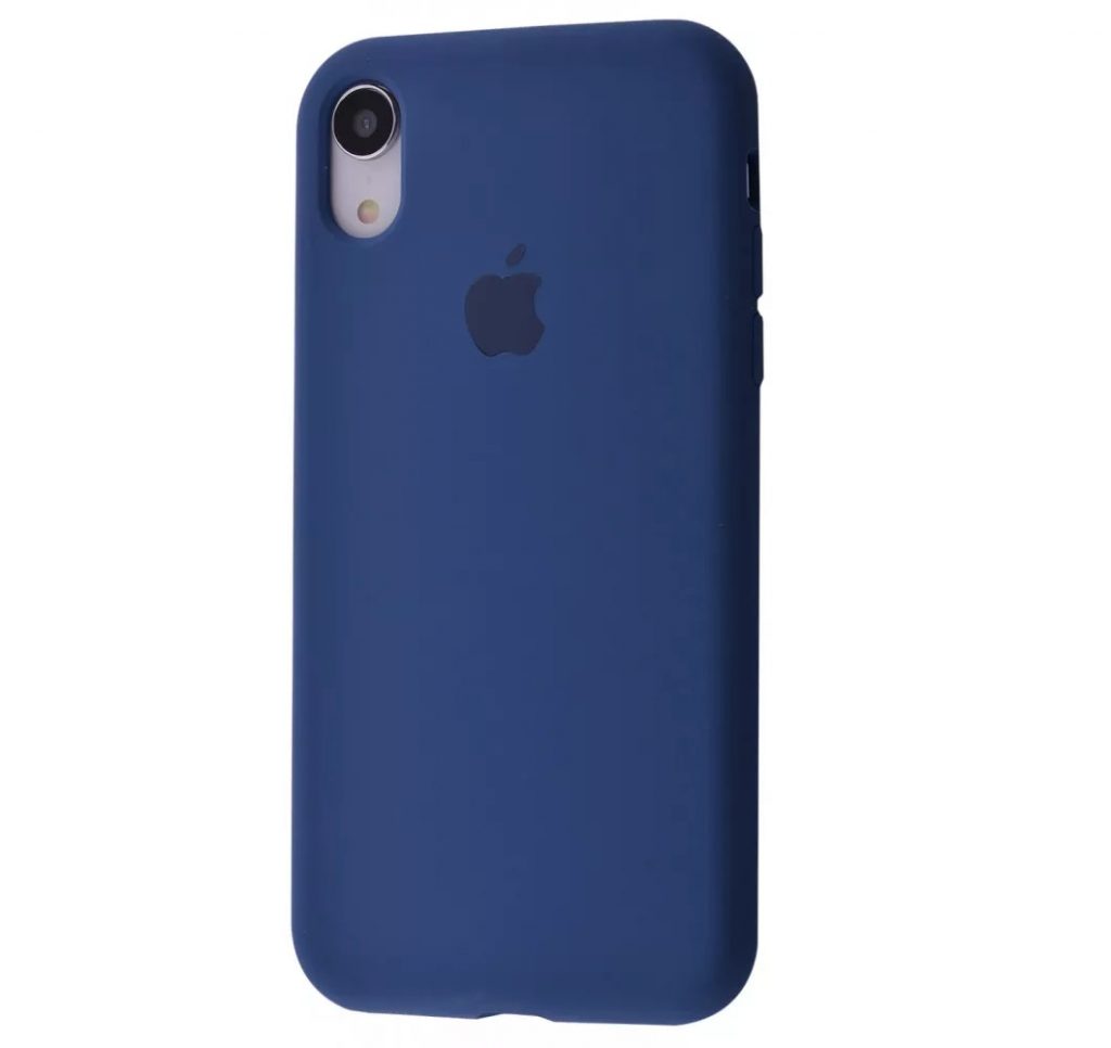 Silicone Case Full Protective (AA) для iPhone XR (Blue cobalt)-0